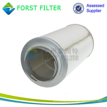 FORST Cartucho de filtro de poliéster de aluminio Cilindro para colector de polvo